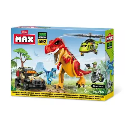 MAX Chasse aux dinosaures Build More Dino Adventure (592 pièces)