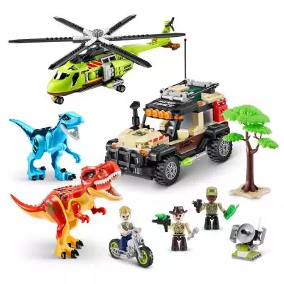MAX Chasse aux dinosaures Build More Dino Adventure (592 pièces)