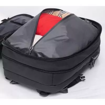Sac de voyage 40L compression sous vide - Pompe batterie lithium - Imperméable - Antivol