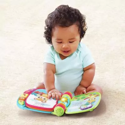 VTech Baby Super Livre Enchanté Des Loulous (Bleu)
