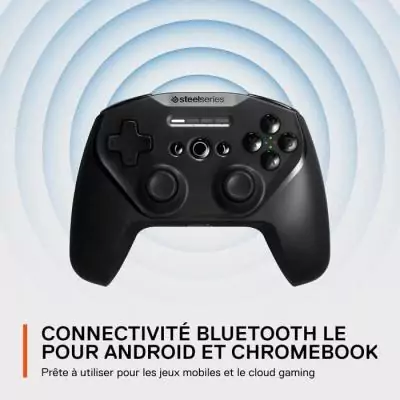 Manette de jeu sans fil SteelSeries Stratus + pour Android™ - Noir