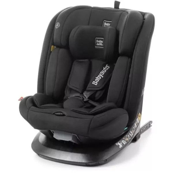 Siege auto - BABYAUTO - ACROSS - Groupe 0/1/2/3 - 40 / 150 cm - I-Size - Isofix - Pivotant - Inclinable - Réducteur - Noir