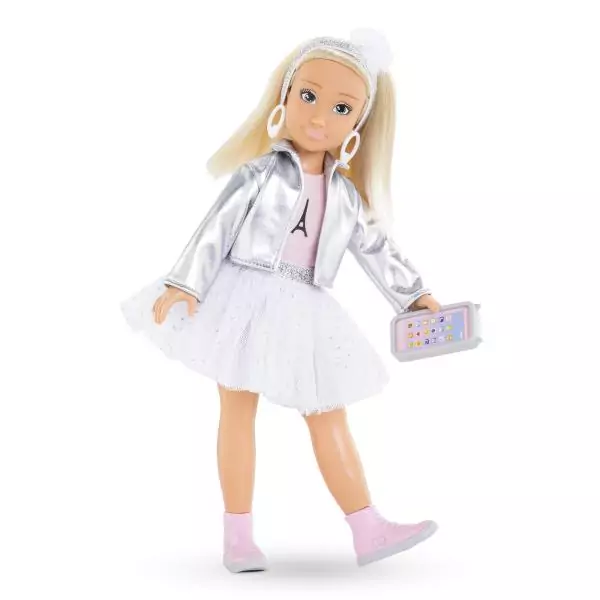Poupée Mannequin - COROLLE - Valentine Fashion Week Paris - 28 cm - 4 accessoires - Senteur vanille - Des 4 ans