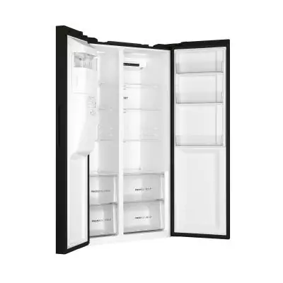 Haier HSR3918EIPB frigo américain Pose libre 515 L E Noir