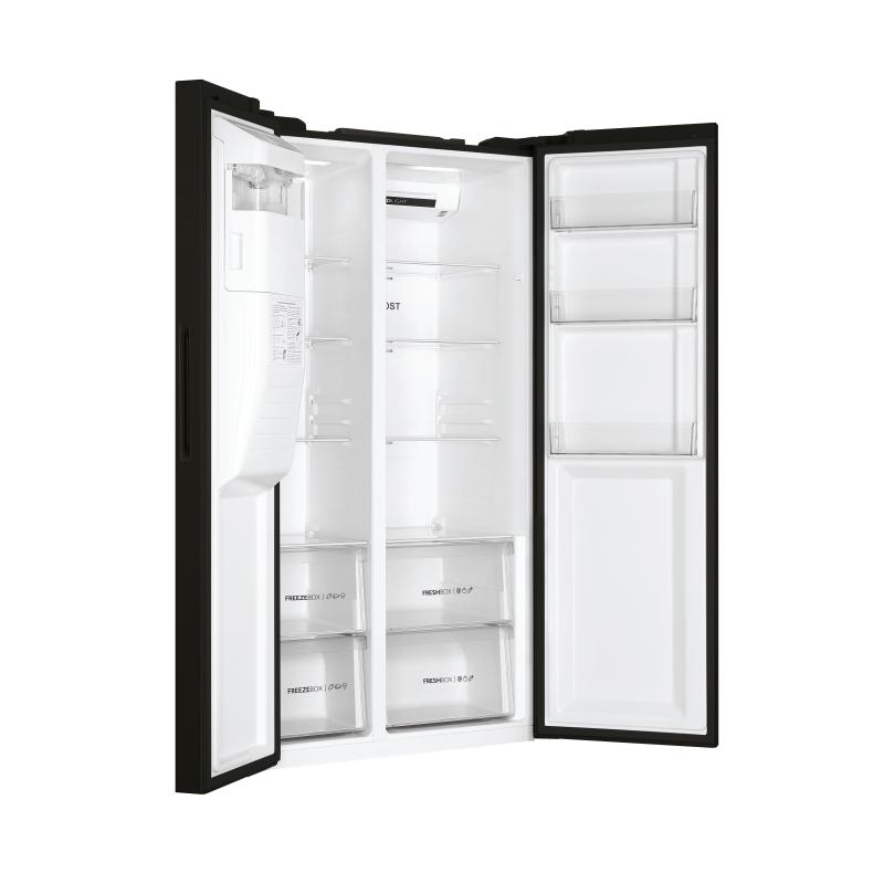 Haier HSR3918EIPB frigo américain Pose libre 515 L E Noir