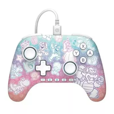 Manette de jeu Nintendo Switch 2 - Royaume champignon by Power A