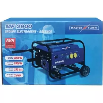 Groupe électrogène essence puissant - 2900 W / 2500 W