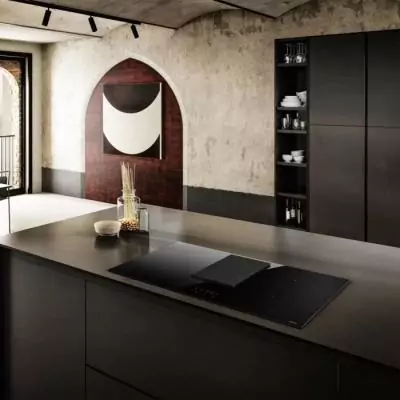 Table induction aspirante Elica - 4 zones de cuisson - 83 cm - NIKOLATESLA PRIME S