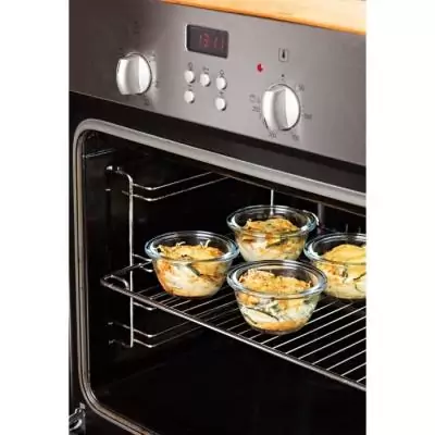 Lot de 5 minis bols en verre Pyrex Cook & Go - Couvercle étanche - 0,2 L