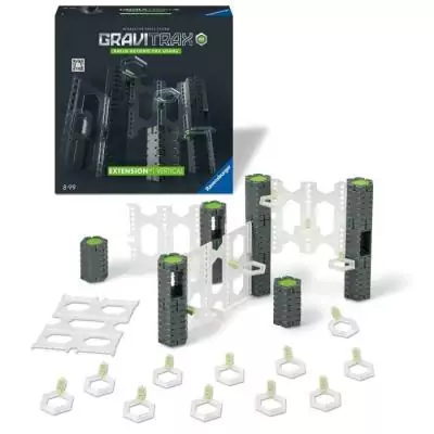 GraviTrax PRO Set d'extension Vertical: 33 pièces pour un circuit de billes magnifique!