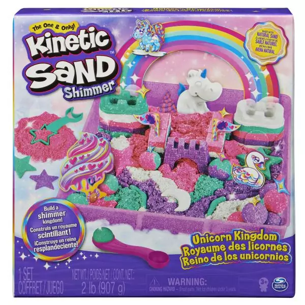 SPIN MASTER COFFRET ROYAUME DES LICORNES 907 G Kinetic Sand