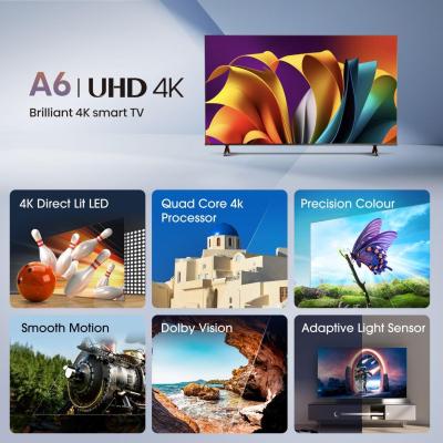 Hisense 65A6N 165,1 cm (65") 4K Ultra HD Smart TV Wifi Noir 300 cd m²