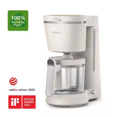 Philips Eco Conscious Edition HD5120 00 Cafetière filtre - Plastiques 100% biosourcés
