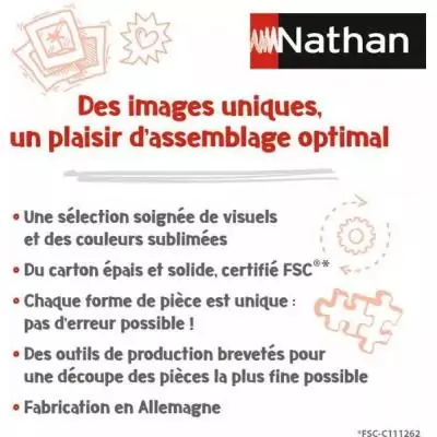 Nathan puzzle 500 p - Affiche de la Corse Louis l'Affiche