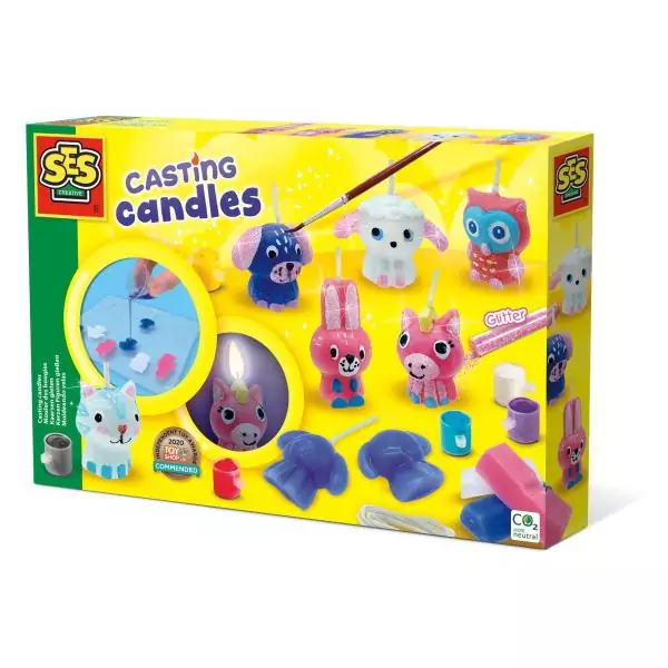 Mouler des bougies - SES CREATIVE