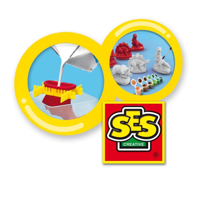 SES Creative Moulage et peinture - Dinosaures