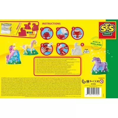 SES Creative Moulage et peinture - 3 chevaux