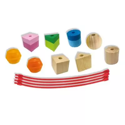 SES Creative Tiny Talents Perles sensorielles à lacer