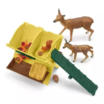 schleich FARM WORLD Cabane des animaux de la forêt