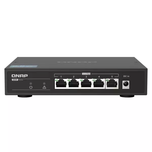 Switch - QNAP - QSW-1105-5T - 5 ports 2,5 GbE, 802.3x