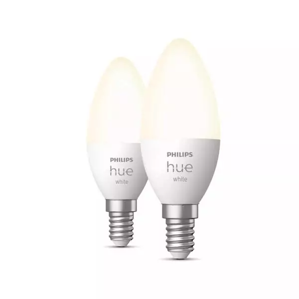 Ampoules connectées Philips Hue HW 5.5W E14 x2