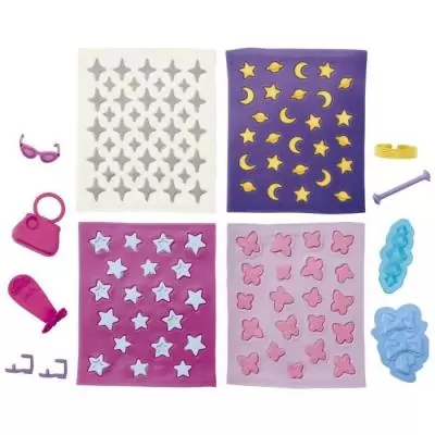 Recharges Play-Doh Barbie Joyaux et Gemmes - Pâte à Modeler