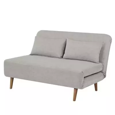 Banquette BZ 2 places beige - design compact et confortable