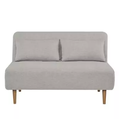 Banquette BZ 2 places beige - design compact et confortable Banquette BZ 2 places beige - design compact et confortable