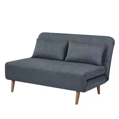 Banquette BZ 2 places bleu - Compact et confortable