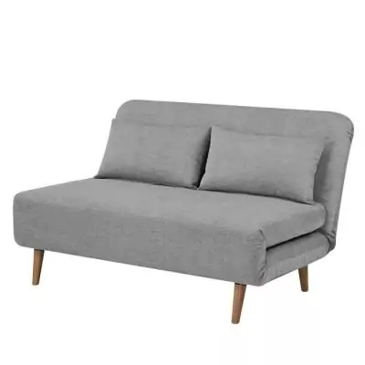 Banquette BZ 2 places en Tissu Gris clair - Confortable et Pratique