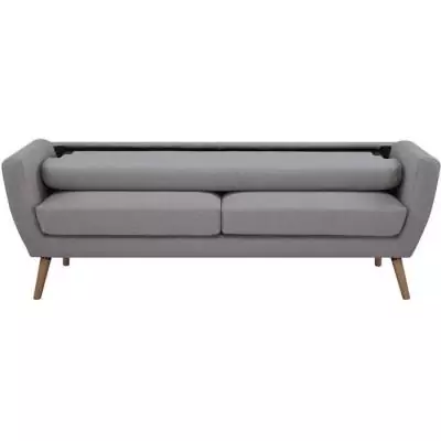 Canapé 3 places LILLY beige - Confort élégant!