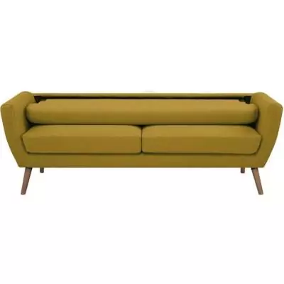 Canapé 3 places LILLY Tissu Moutarde - SENHO