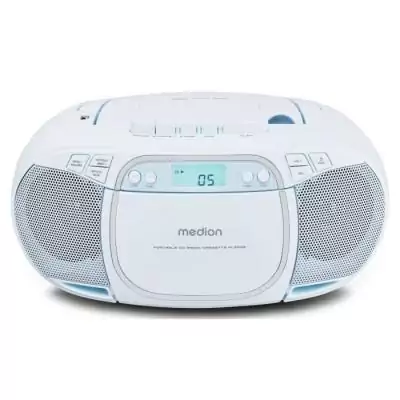 Radio CD MEDION Bleu - Puissance 2x2,2W RMS