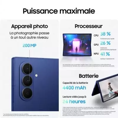 Samsung Galaxy Z Fold7 5G 256 Go Gris: Le smartphone pliable ultime