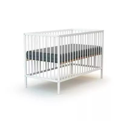 Lit bébé blanc 60 x 120 cm - WEBABY ONE: le confort pour votre enfant