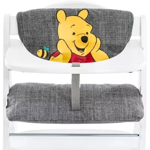 Coussin pour chaise haute - HAUCK - Highchair Pad Deluxe - Winnie l'ourson Gris