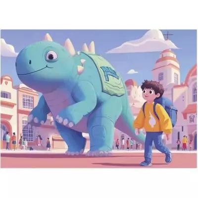 Amusez-vous avec les Dinos sympathiques - Puzzle 20 à 80 pièces Amusez-vous avec les Dinos sympathiques - Puzzle 20 à 80 pièces