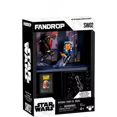Figurine FANDROP x STAR WARS - Duel épique Darth Maul vs Ahsoka 