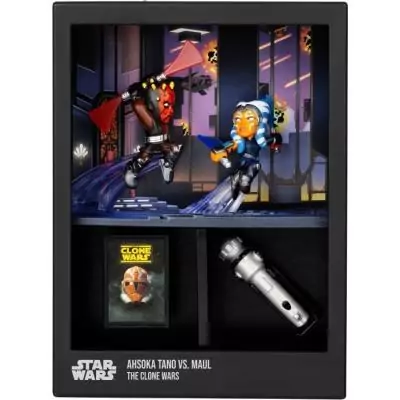 Figurine FANDROP x STAR WARS - Duel épique Darth Maul vs Ahsoka 