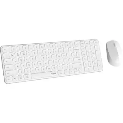 Ensemble Clavier-Souris RAPOO 9310M - Sans-fil Multimode - Ultra-Slim White
