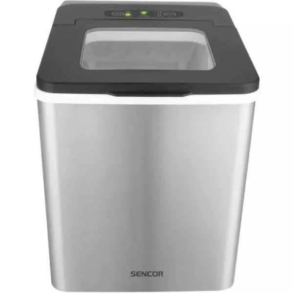 Machine a glaçons - SENCOR - SIM 3400SS - 150 W - 1,8 L - Cuve 500 g - Cycle 7/15 min - Inox