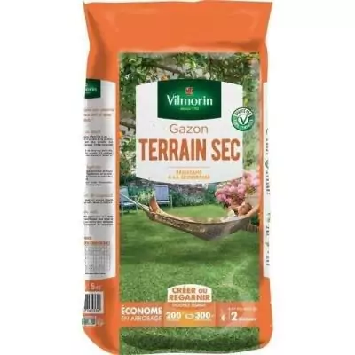 Gazon rustique pour terrain sec - 5 kg Gazon rustique pour terrain sec - 5 kg