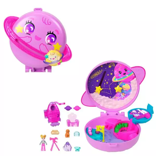 Polly Pocket - Coffret Exploration spatiale - Jouet de voyage - Polly Pocket - JCB18