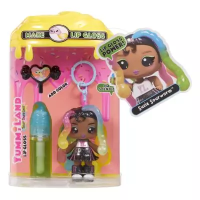 MGA Entertainment Yummiland Lip Gloss Doll Sour Sweeties - Sasha Sourworms