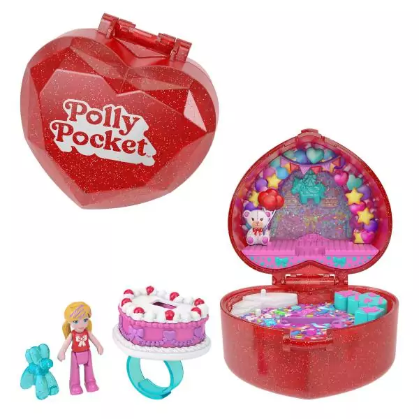 Polly Pocket - Coffret Boîte a Bijoux - 80eme anniversaire de Mattel - Polly Pocket - JGK21