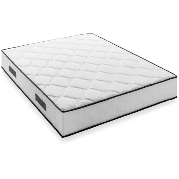 Matelas 180 x 200 cm - Hauteur 27 cm - 770 ressorts ensachés - 7 zones - Equilibré - réversible - fabriqué en Belgique - DEK