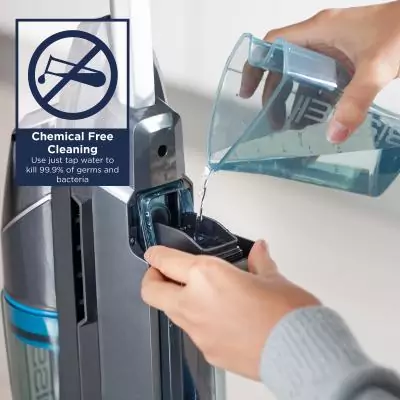 Bissell Vac & Steam Steam mop 1,35 L 1600 W Bleu, Titane