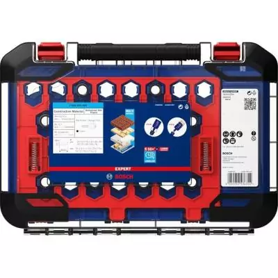 Coffret de scies-trépans BOSCH - Matériel de Construction Expert - 11 pièces