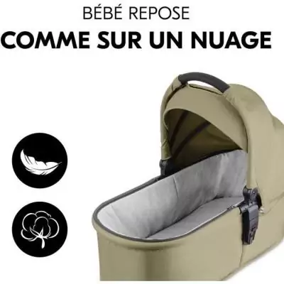 HAUK Shop N Care Trio: Poussette, Nacelle, Siège auto - Pack Voyage 3-en-1