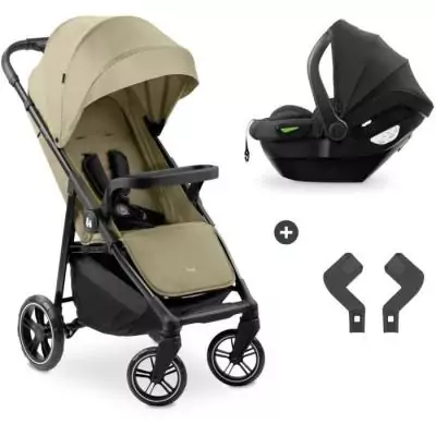 HAUK - Ensemble de voyage 2-en-1 compact et pratique en Olive ?